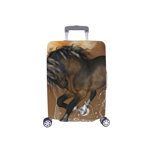 Wonderful horse with water splash Luggage Cover/Small 18"-21"