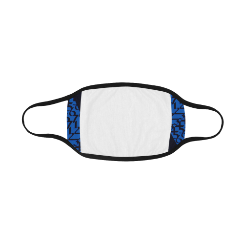 NUMBERS Collection 1234567 Black/Blue Mouth Mask