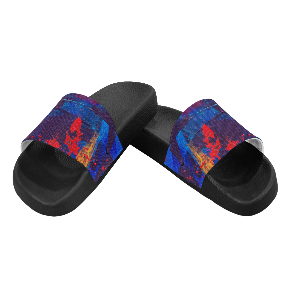oil_l Men's Slide Sandals/Large Size (Model 057)