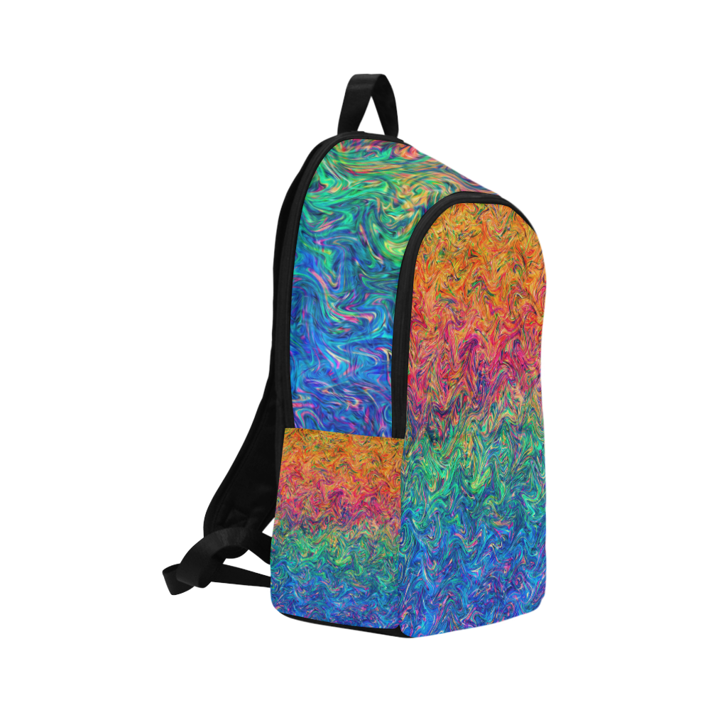 Fluid Colors G249 Fabric Backpack for Adult (Model 1659)