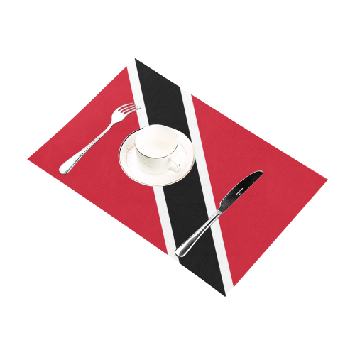 Trinidad and Tobago flaG Placemat 12’’ x 18’’ (Set of 4)