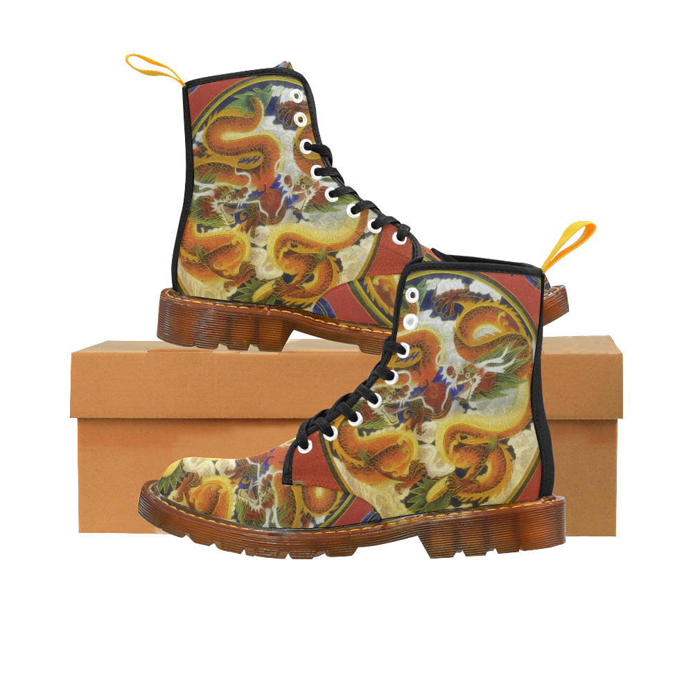 Chinese Dragons Martin Boots For Men Model 1203H