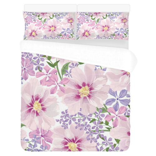 Beatiful Flowers 1 3-Piece Bedding Set