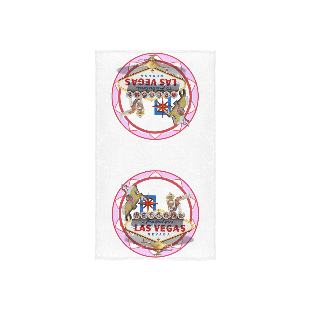 LasVegasIcons Poker Chip - Pink Custom Towel 16"x28"