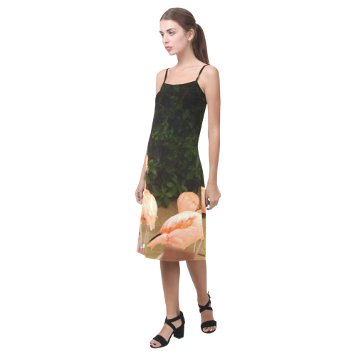 Famingo Garden dress Alcestis Slip Dress (Model D05)