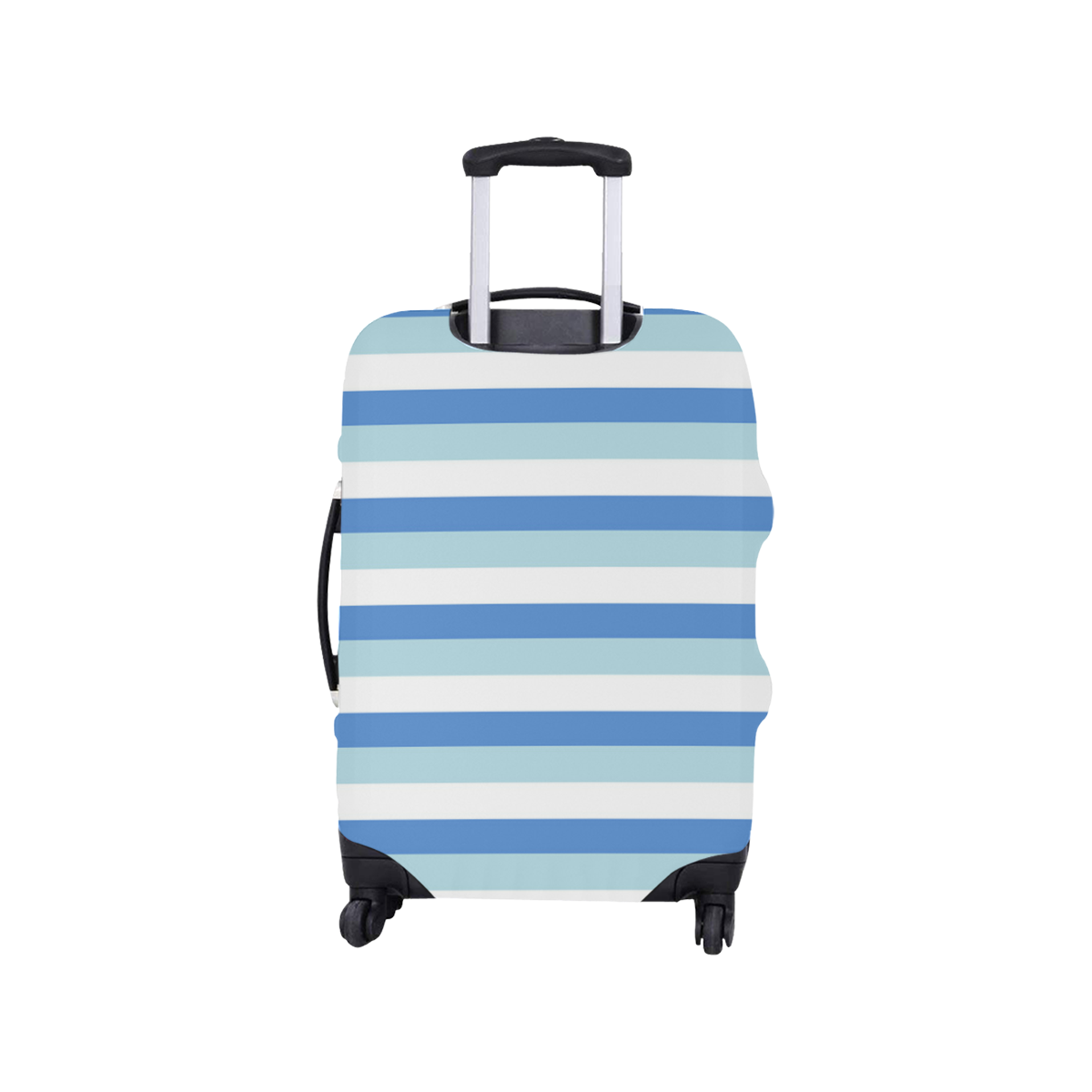 Blue Stripes Luggage Cover/Small 18"-21"