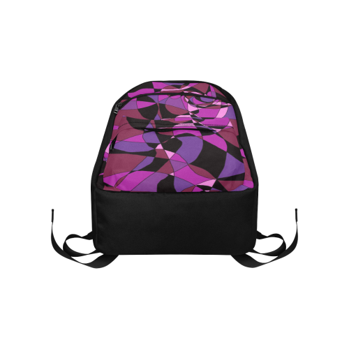 Abstract Design #6 Large Capacity Travel Backpack (Model 1691)