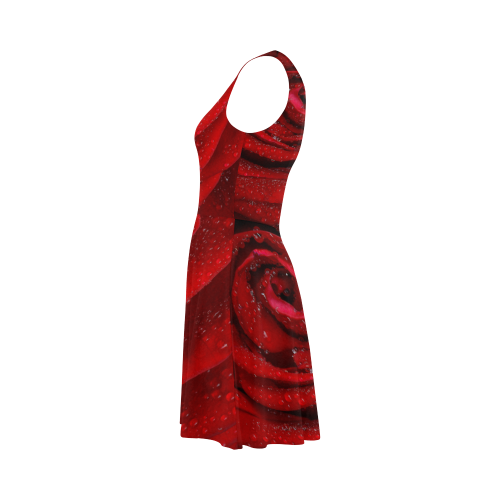 Red rosa Atalanta Sundress (Model D04)