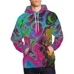 wonderful fractal 3184 by JamColors All Over Print Hoodie for Men/Large Size (USA Size) (Model H13)