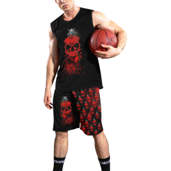 Skull 2020 by Nico Bielow All Over Print Basketball Uniform
