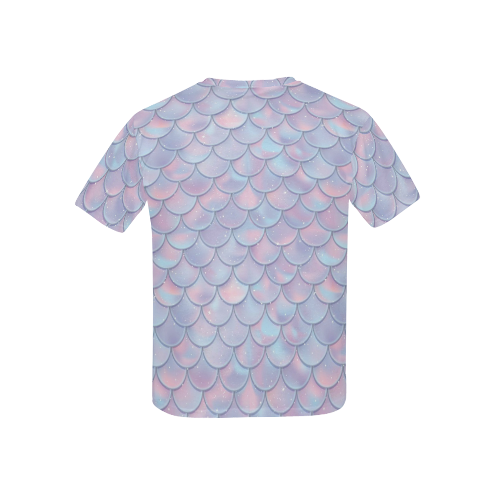 Mermaid Scales Kids' All Over Print T-shirt (USA Size) (Model T40)