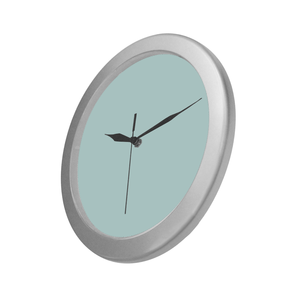 pasteal Silver Color Wall Clock