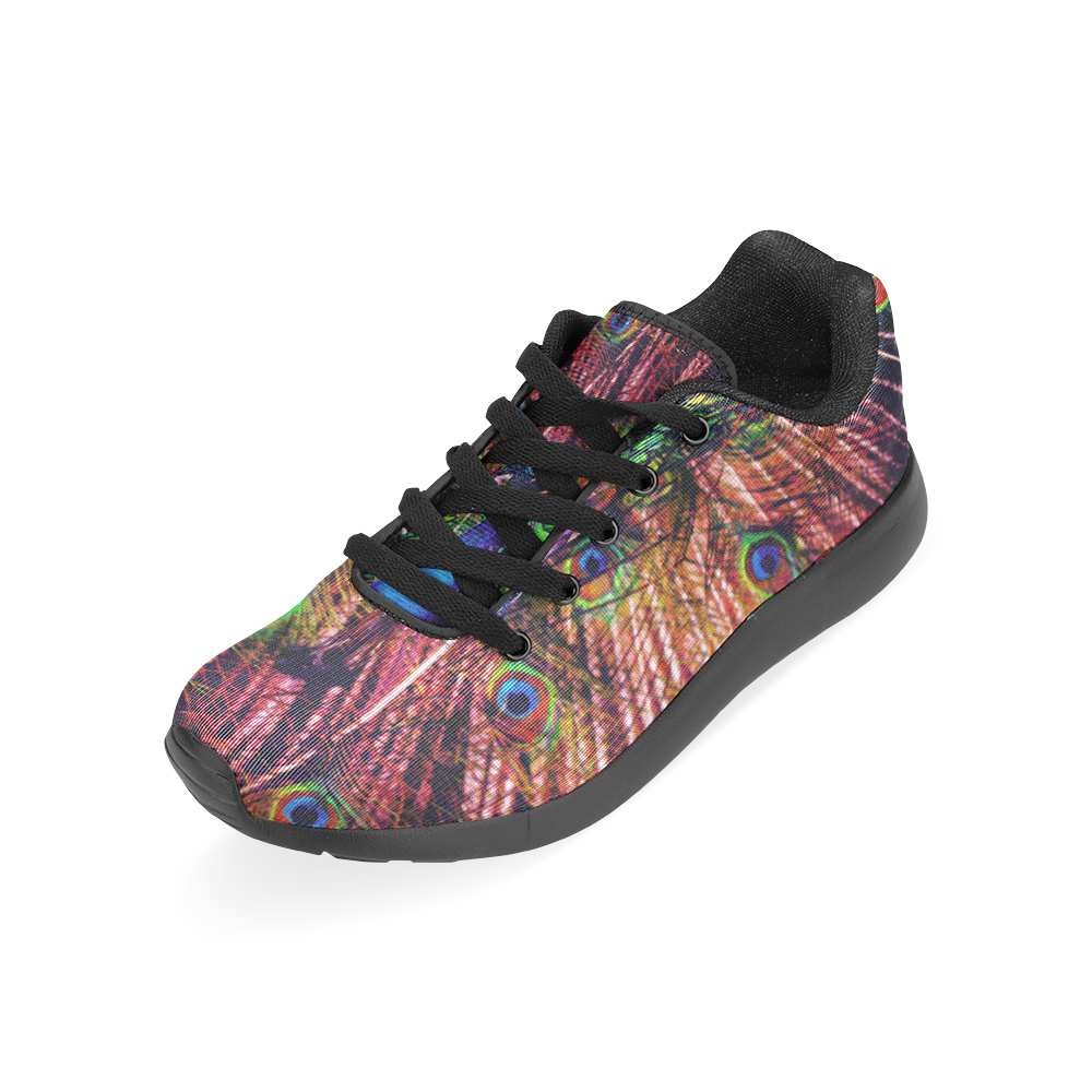 Impressionist Peacock Women’s Running Shoes (Model 020)