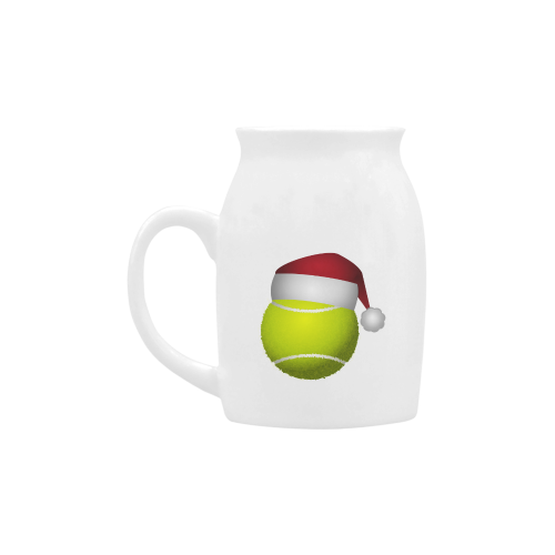 Santa Hat Tennis Ball Christmas Milk Cup (Small) 300ml