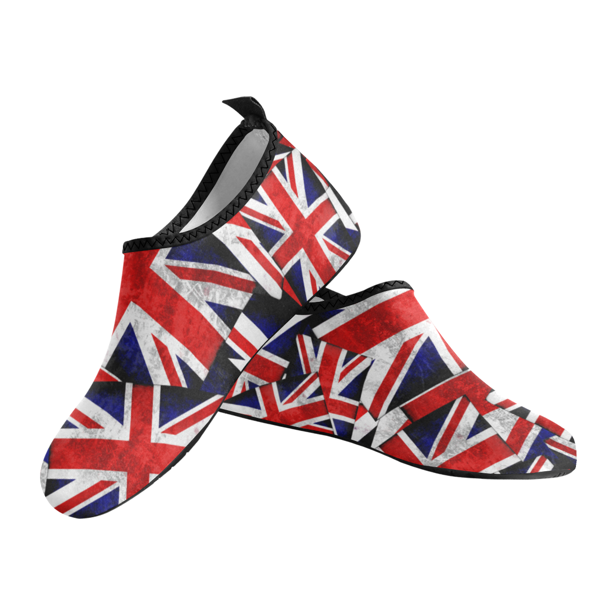 Union Jack British UK Flag Women's Slip-On Water Shoes (Model 056)