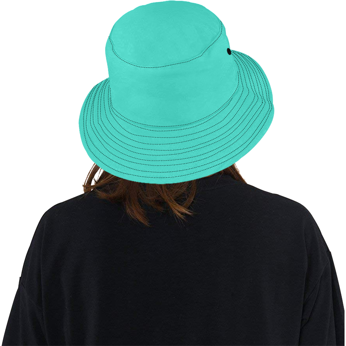 color turquoise All Over Print Bucket Hat