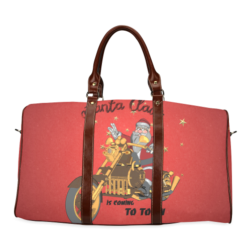 Santa Claus wish you a merry Christmas Waterproof Travel Bag/Large (Model 1639)