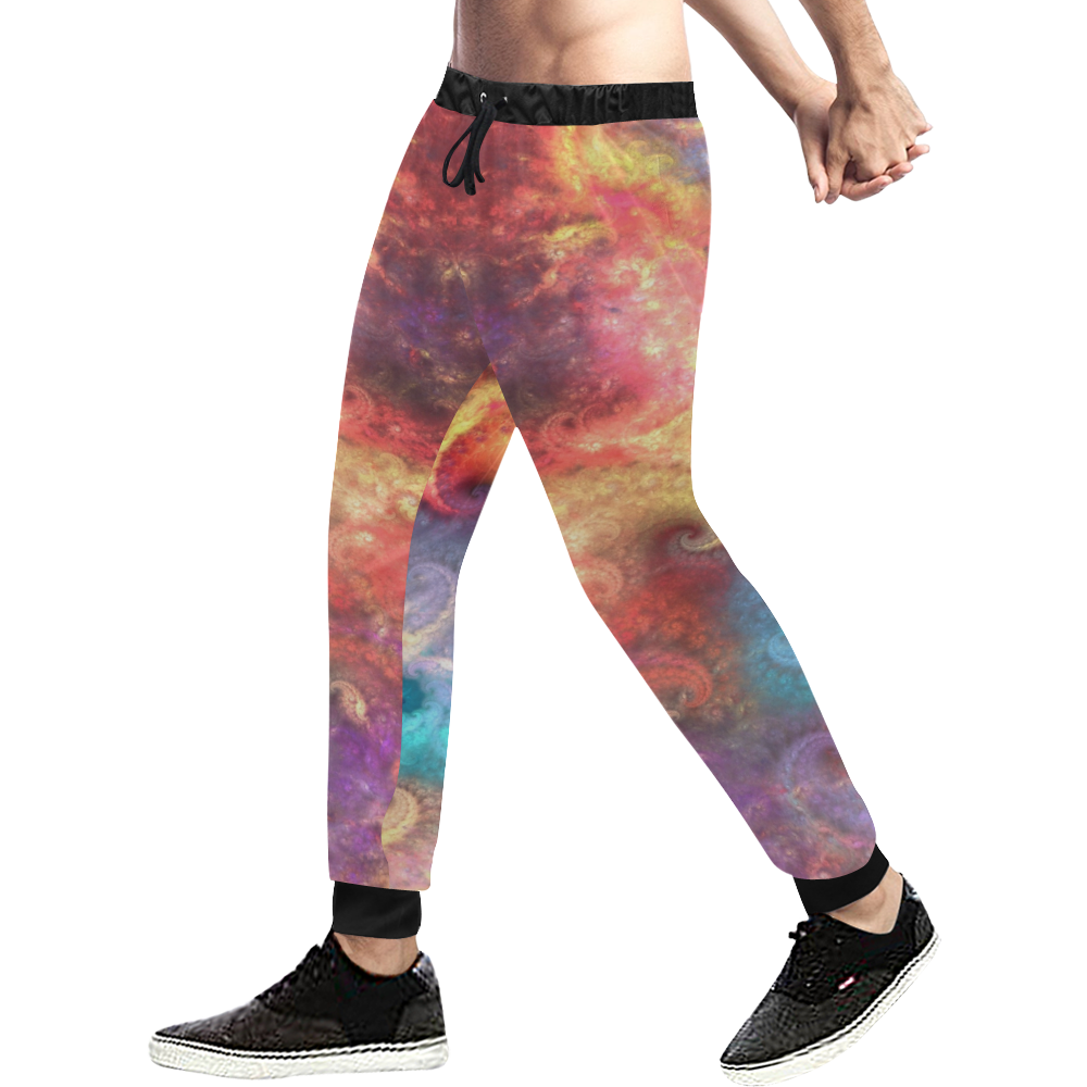 Pastels Men's All Over Print Sweatpants (Model L11)