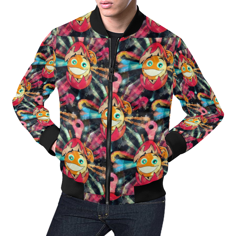 Enjoy Little by Nico Bielow All Over Print Bomber Jacket for Men (Model H19)