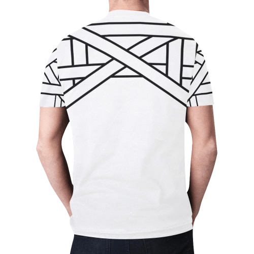 strapped New All Over Print T-shirt for Men (Model T45)