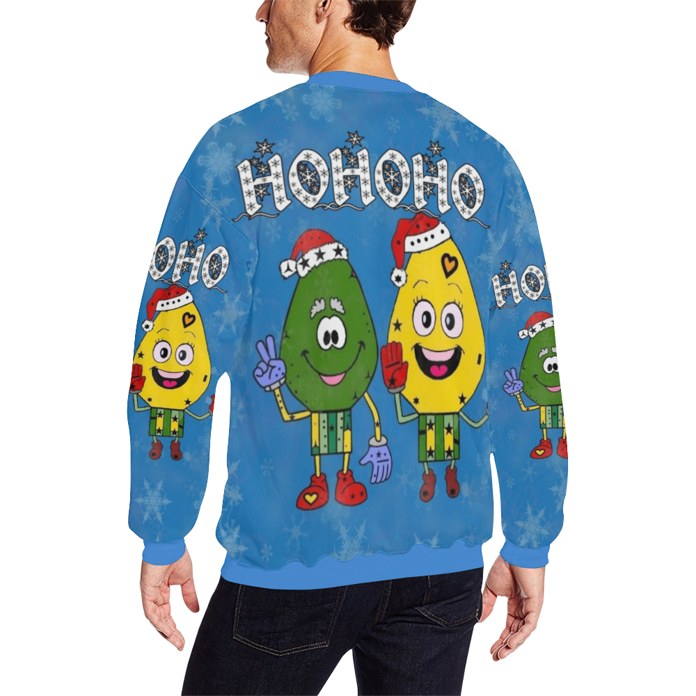 Christmas Time by Nico Bielow All Over Print Crewneck Sweatshirt for Men (Model H18)