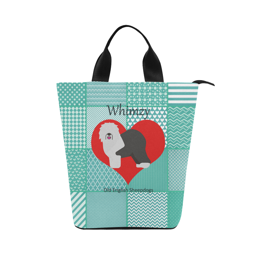 Whimzy quilt.logo Nylon Lunch Tote Bag (Model 1670)