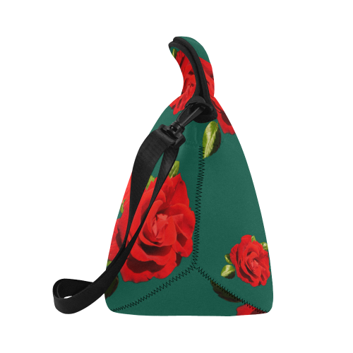 Fairlings Delight's Floral Luxury Collection- Red Rose Neoprene Lunch Bag/Large 53086a15 Neoprene Lunch Bag/Large (Model 1669)