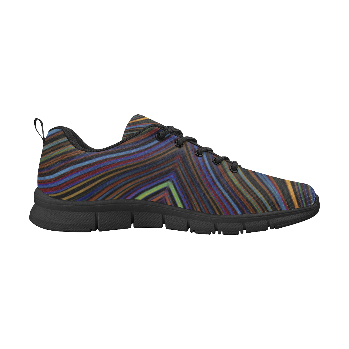 Wild Wavy X Lines 04 Women's Breathable Running Shoes (Model 055)