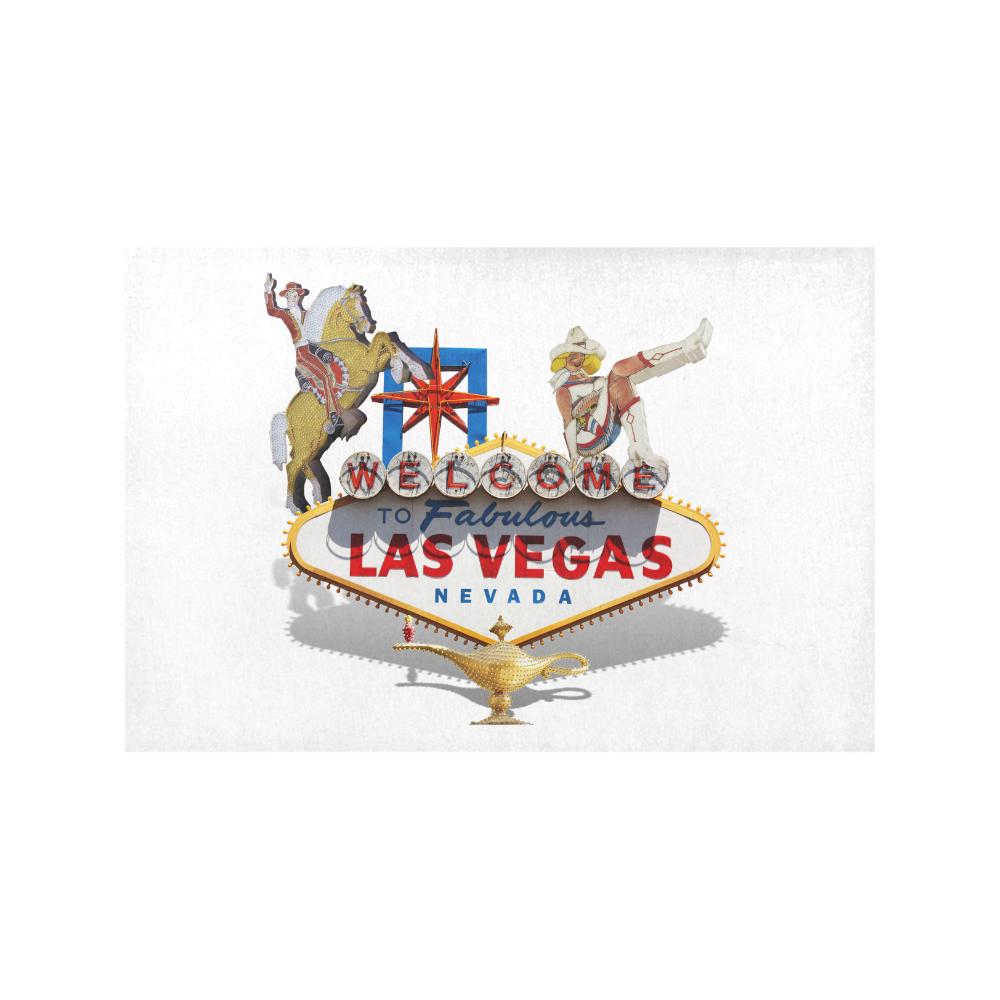 Las Vegas Welcome Sign Placemat 12’’ x 18’’ (Set of 4)
