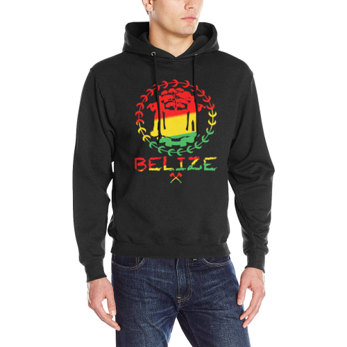 Belize Hoodie Rasta Men's Classic Hoodie (Model H17)