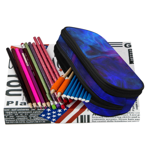 smoky 8C by JamColors Pencil Pouch/Large (Model 1680)