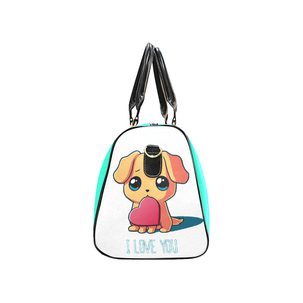 Cute puppy travel bag New Waterproof Travel Bag/Large (Model 1639)