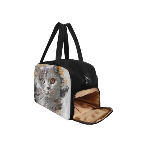 cat kitty art #cat #kitty Fitness Handbag (Model 1671)