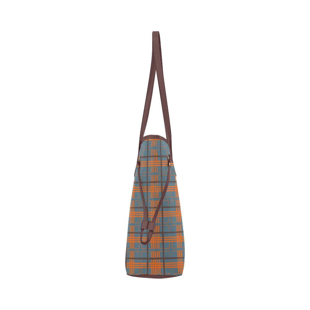 Fox Plaid 2019 Clover Canvas Tote Bag (Model 1661)