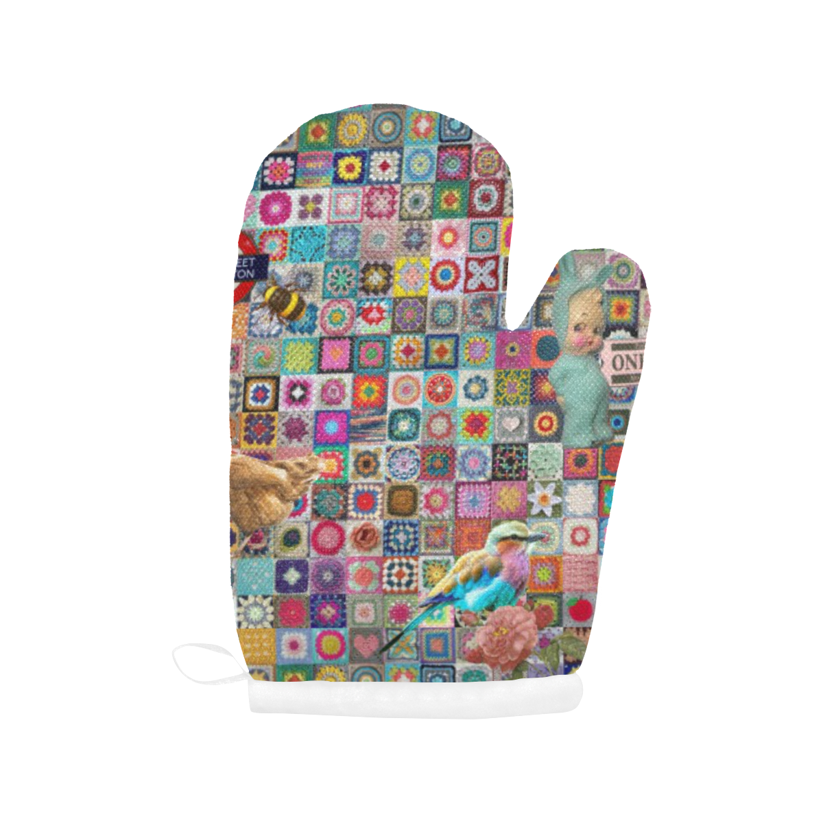 Big Granny Madnesss Oven Mitt (Two Pieces)
