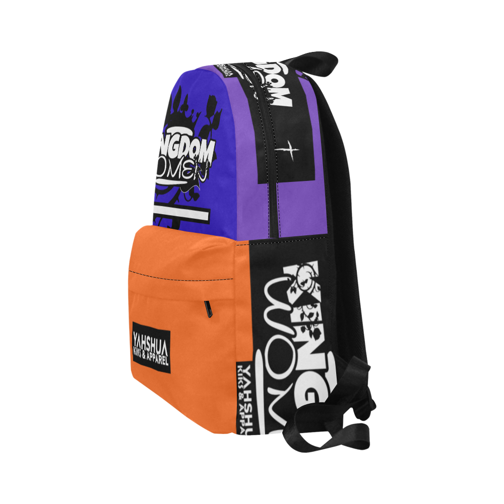 Orange/Purple/Blue Unisex Classic Backpack (Model 1673)
