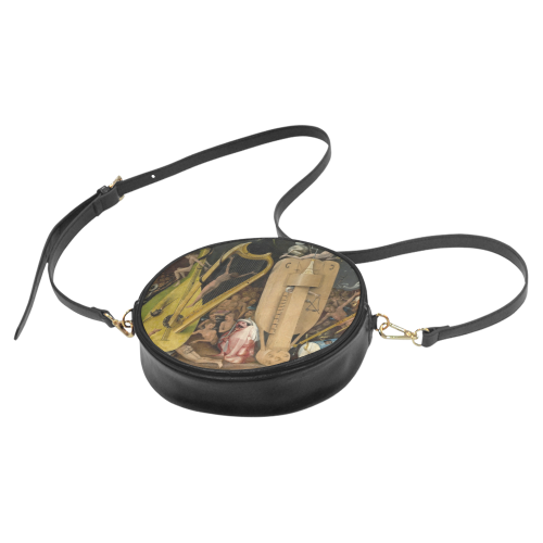 Hieronymus Bosch-The Garden of Earthly Delights (m Round Sling Bag (Model 1647)