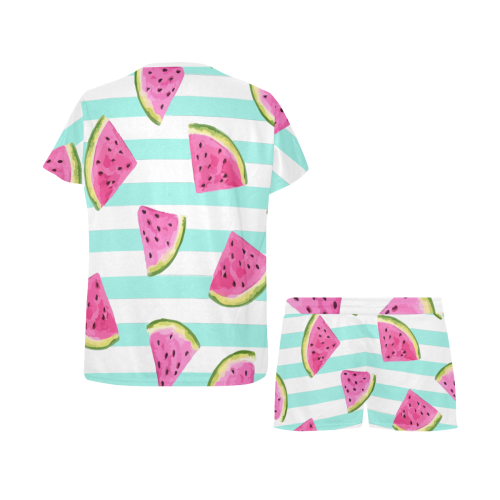 Watermelon Women's Short Pajama Set