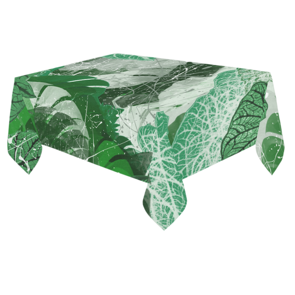 Tropicalia Cotton Linen Tablecloth 60"x 84"
