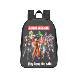 anime legend Fabric School Backpack (Model 1682) (Medium)