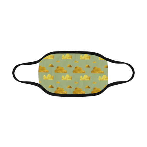 gold cloud green Mouth Mask