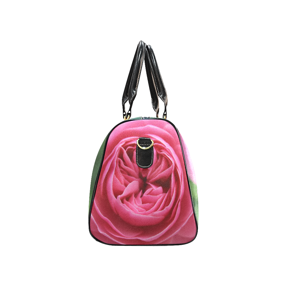 Rose Fleur Macro New Waterproof Travel Bag/Large (Model 1639)