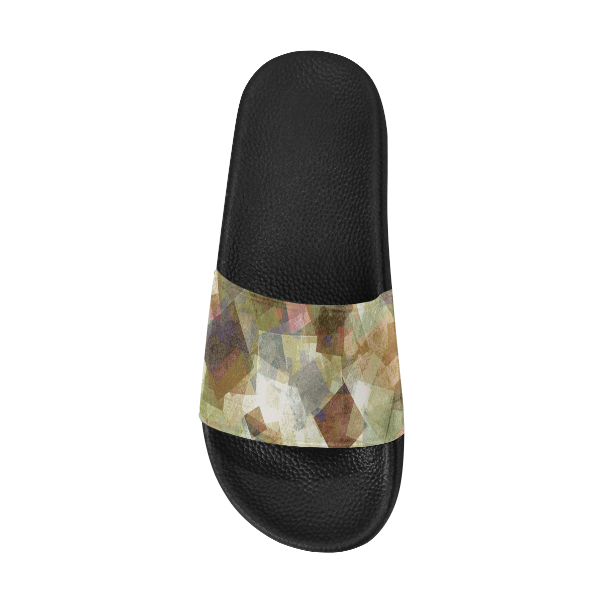 abstract squares Women's Slide Sandals (Model 057)