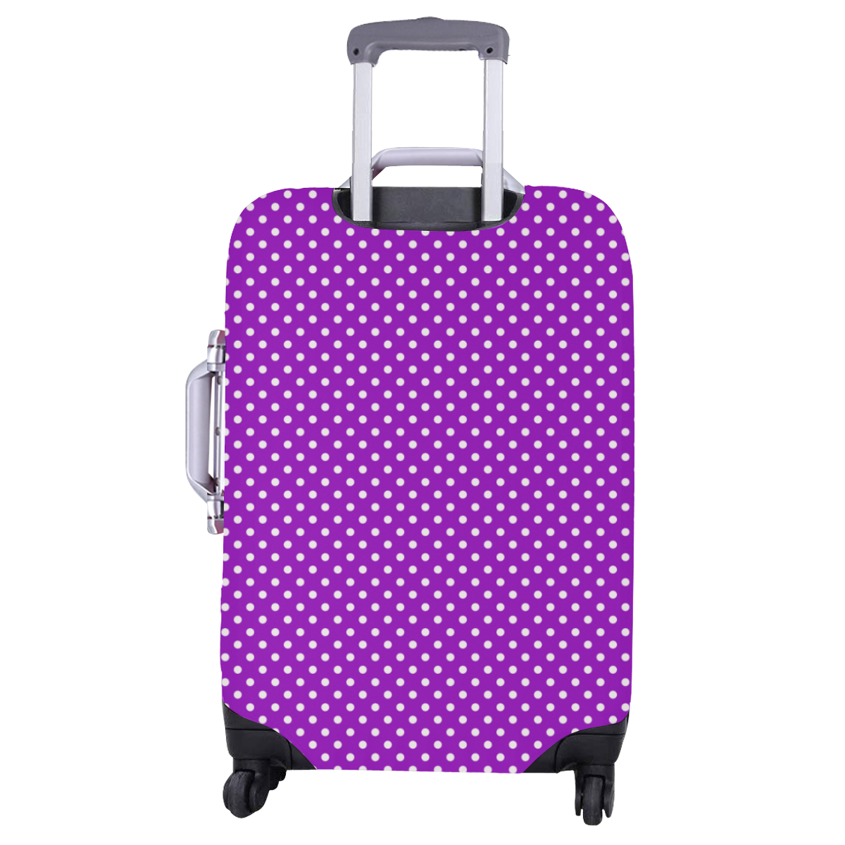 Lavander polka dots Luggage Cover/Large 26"-28"