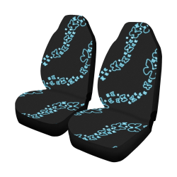 neon butterflies Car Seat Covers (Set of 2)