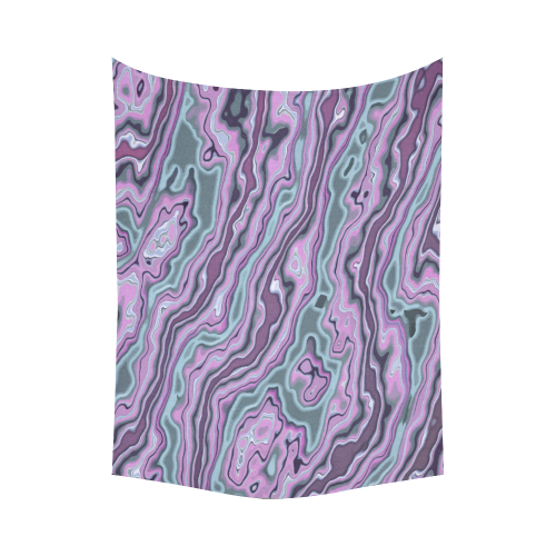Purple marble Cotton Linen Wall Tapestry 60"x 80"