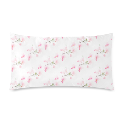 Pattern Orchidées Custom Rectangle Pillow Case 20"x36" (one side)