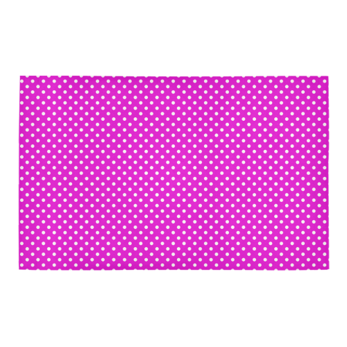 Pink polka dots Bath Rug 20''x 32''