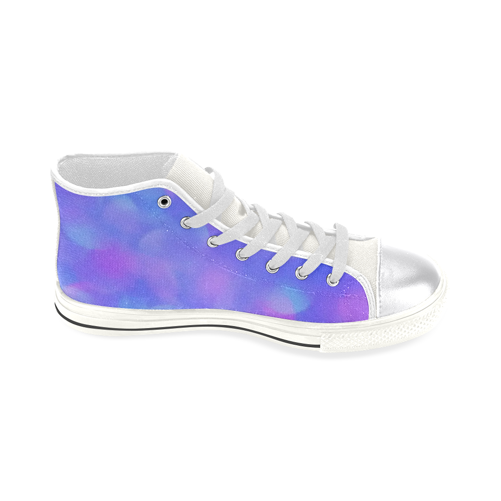 Galaxy Women's Classic High Top Canvas Shoes (Model 017)