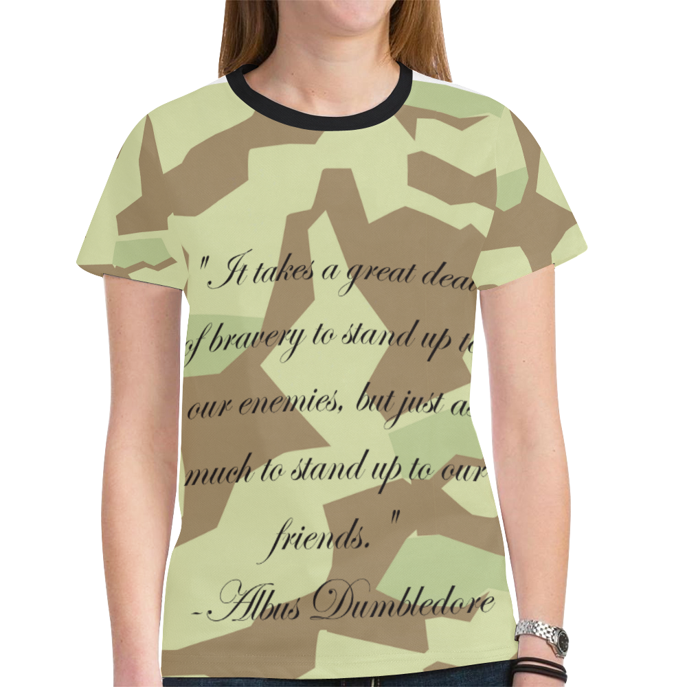 harry potter dumbledore quote New All Over Print T-shirt for Women (Model T45)